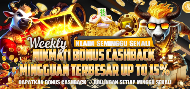 BONUS MINGGUAN TERBESAR UP TO 15%